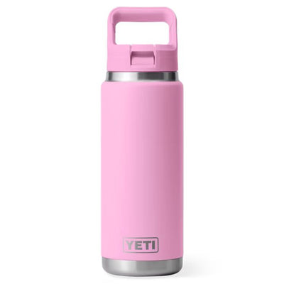 Yeti Rambler 26 oz Water Bottle with Straw Cap-Hunting/Outdoors-POWER PINK-Kevin's Fine Outdoor Gear & Apparel