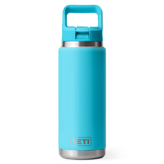 Yeti Rambler 26 oz Water Bottle with Straw Cap-Hunting/Outdoors-REEF BLUE-Kevin's Fine Outdoor Gear & Apparel