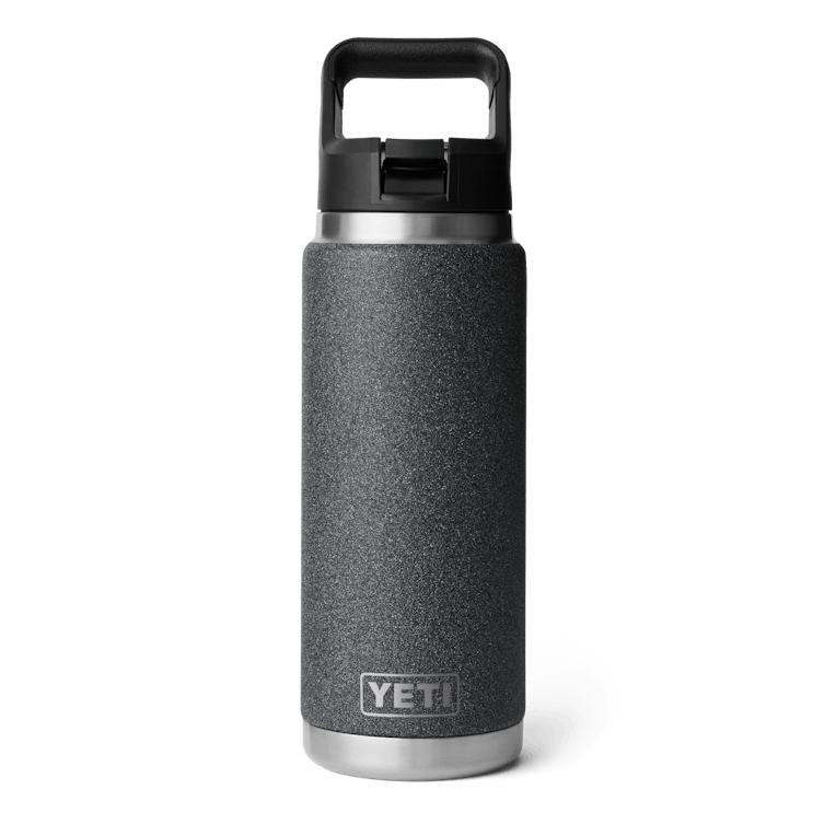 YETI Rambler 26 oz Water Bottle with Straw Cap-Hunting/Outdoors-Black Stone-Kevin's Fine Outdoor Gear & Apparel