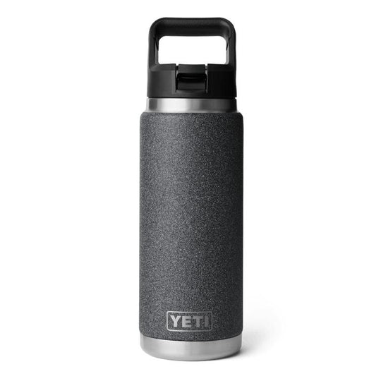 YETI Rambler 26 oz Water Bottle with Straw Cap-Hunting/Outdoors-Black Stone-Kevin's Fine Outdoor Gear & Apparel