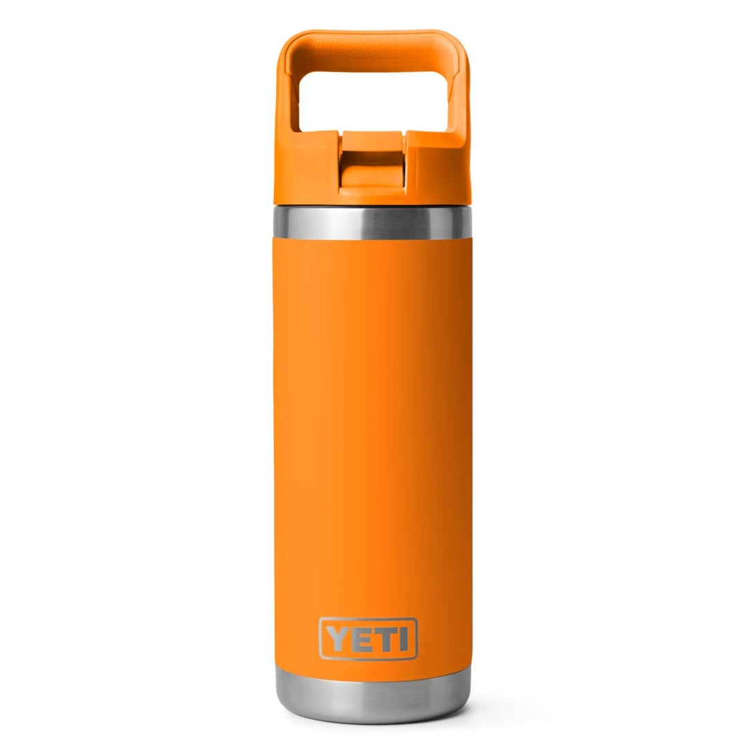 YETI 18 oz Rambler Water Bottle with Color-Matched Straw Cap-Hunting/Outdoors-KING CRAB ORANGE-Kevin's Fine Outdoor Gear & Apparel