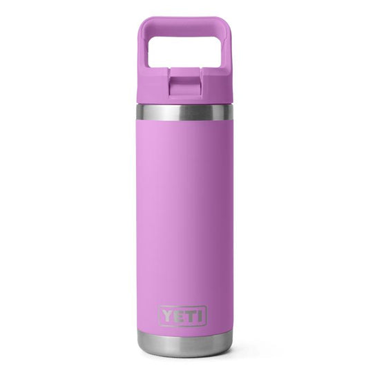 YETI 18 oz Rambler Water Bottle with Color-Matched Straw Cap-Hunting/Outdoors-Desert Bloom-Kevin's Fine Outdoor Gear & Apparel