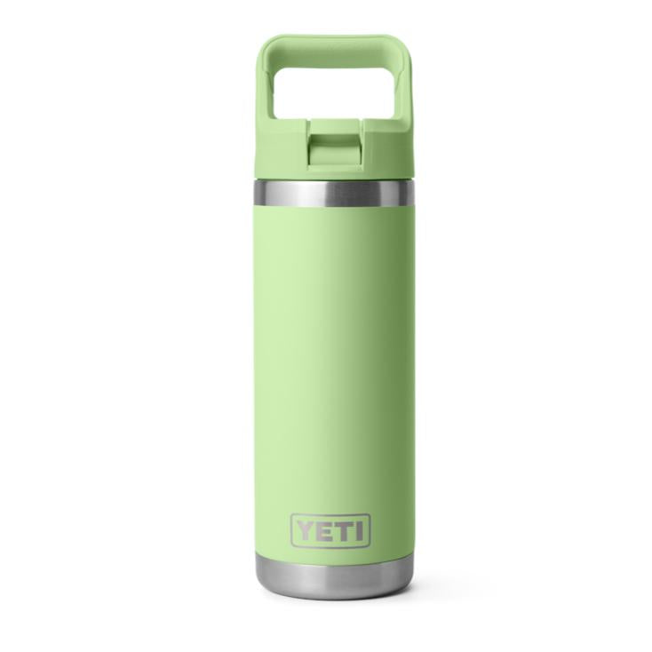 YETI 18 oz Rambler Water Bottle with Color-Matched Straw Cap-Hunting/Outdoors-Key Lime-Kevin's Fine Outdoor Gear & Apparel