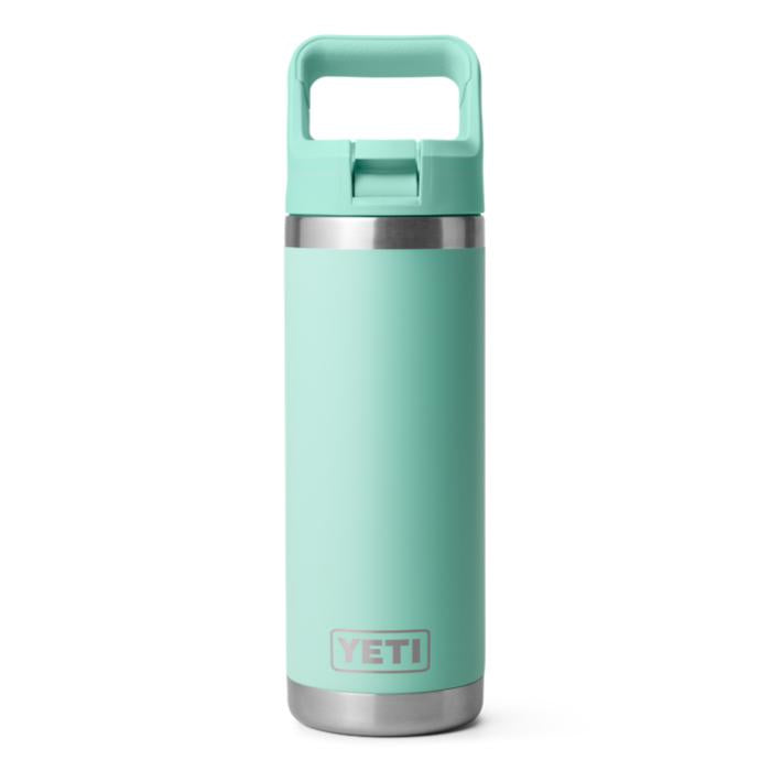 YETI 18 oz Rambler Water Bottle with Color-Matched Straw Cap-Hunting/Outdoors-Seafoam-Kevin's Fine Outdoor Gear & Apparel