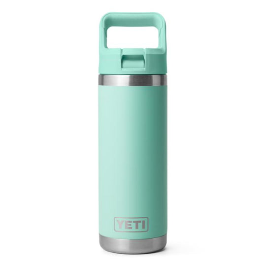 YETI 18 oz Rambler Water Bottle with Color-Matched Straw Cap-Hunting/Outdoors-Seafoam-Kevin's Fine Outdoor Gear & Apparel