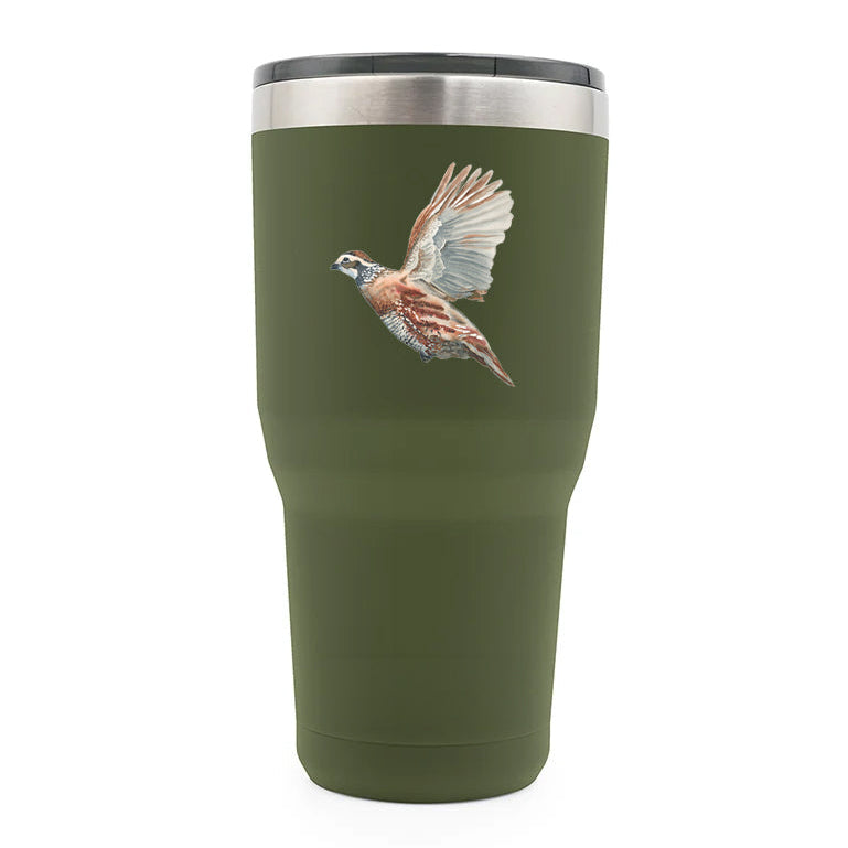 Kevin's Yukon Outfitters 30 oz Printed Tumbler-Hunting/Outdoors-Quail-Olive Drab-Kevin's Fine Outdoor Gear & Apparel