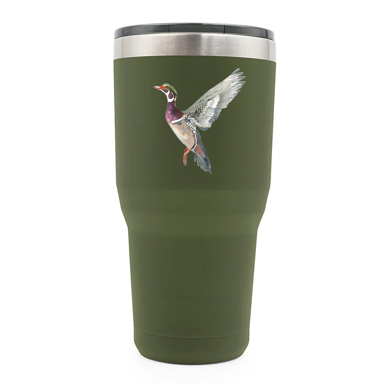 Kevin's Yukon Outfitters 30 oz Printed Tumbler-Hunting/Outdoors-Wood Duck-Olive Drab-Kevin's Fine Outdoor Gear & Apparel