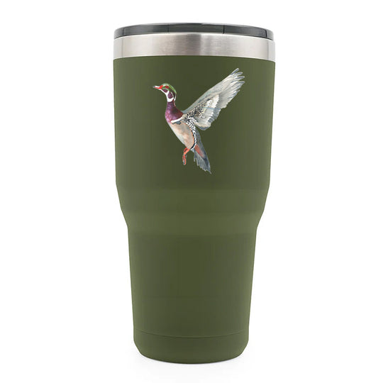Kevin's Yukon Outfitters 30 oz Printed Tumbler-Hunting/Outdoors-Wood Duck-Olive Drab-Kevin's Fine Outdoor Gear & Apparel