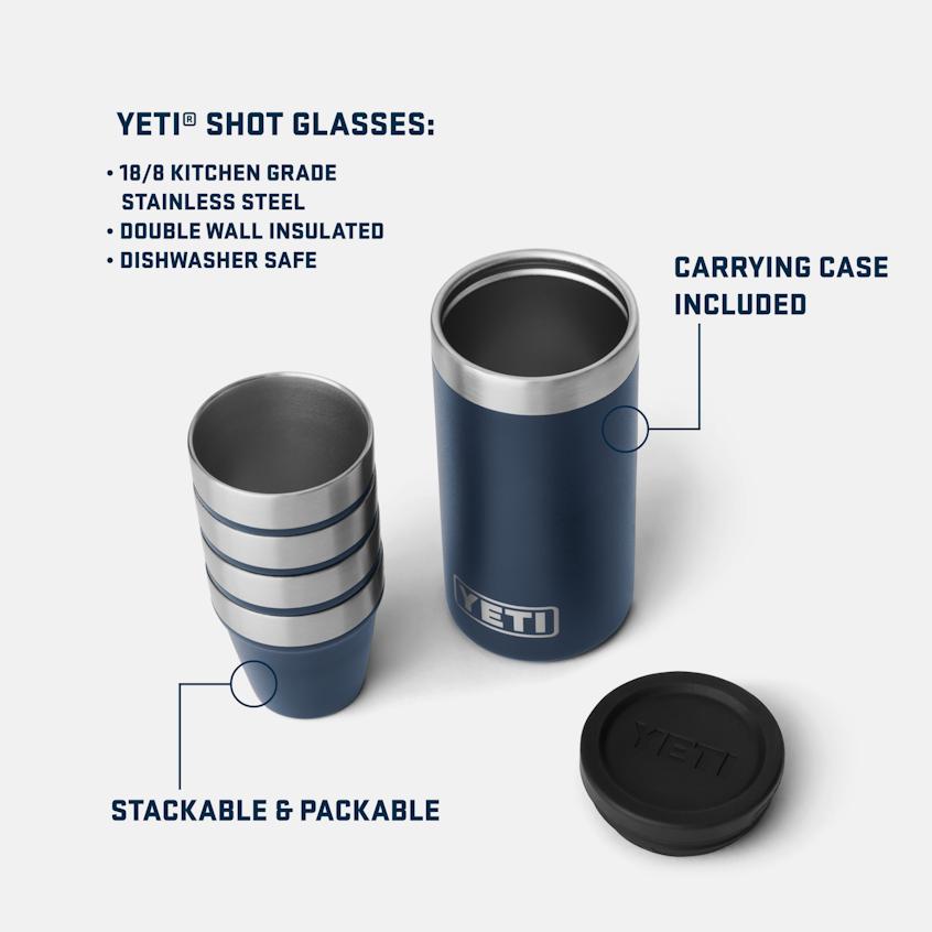 YETI Shot Glasses with Carrying Case-Hunting/Outdoors-Kevin's Fine Outdoor Gear & Apparel