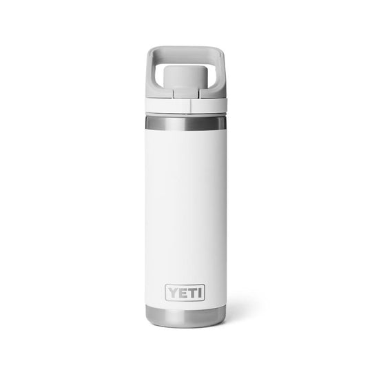 YETI 18 oz Rambler Water Bottle with Flip Chug Cap-Hunting/Outdoors-White-Kevin's Fine Outdoor Gear & Apparel