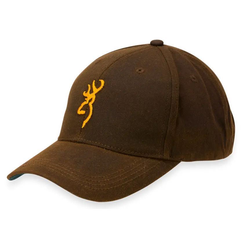 Browning Dura-Wax with 3-D Buckmark Cap-Men's Accessories-Brown-ONE SIZE-Kevin's Fine Outdoor Gear & Apparel