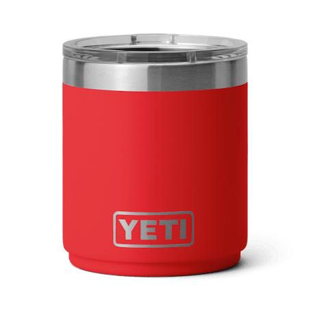 YETI Rambler 10 oz Lowball 2.0 with Durasip Ceramic Lining and MegaSlider Lid-Hunting/Outdoors-Rescue Red-Kevin's Fine Outdoor Gear & Apparel
