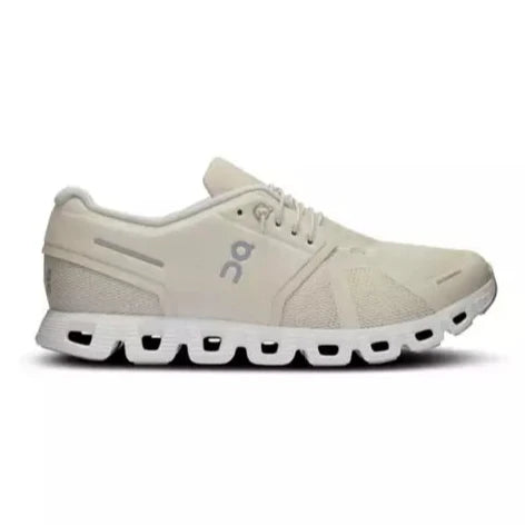 On Running Men's Cloud 5 Shoes-Footwear-Cream | Sand-8-Kevin's Fine Outdoor Gear & Apparel