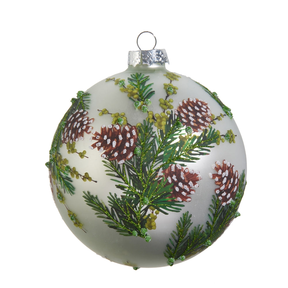 5" Evergreen and Pinecone Ball Ornament-Home/Giftware-Kevin's Fine Outdoor Gear & Apparel