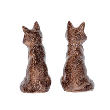 Juliska Clever Creatures Fox Salt and Pepper Shakers (Set of 2)-Home/Giftware-Kevin's Fine Outdoor Gear & Apparel