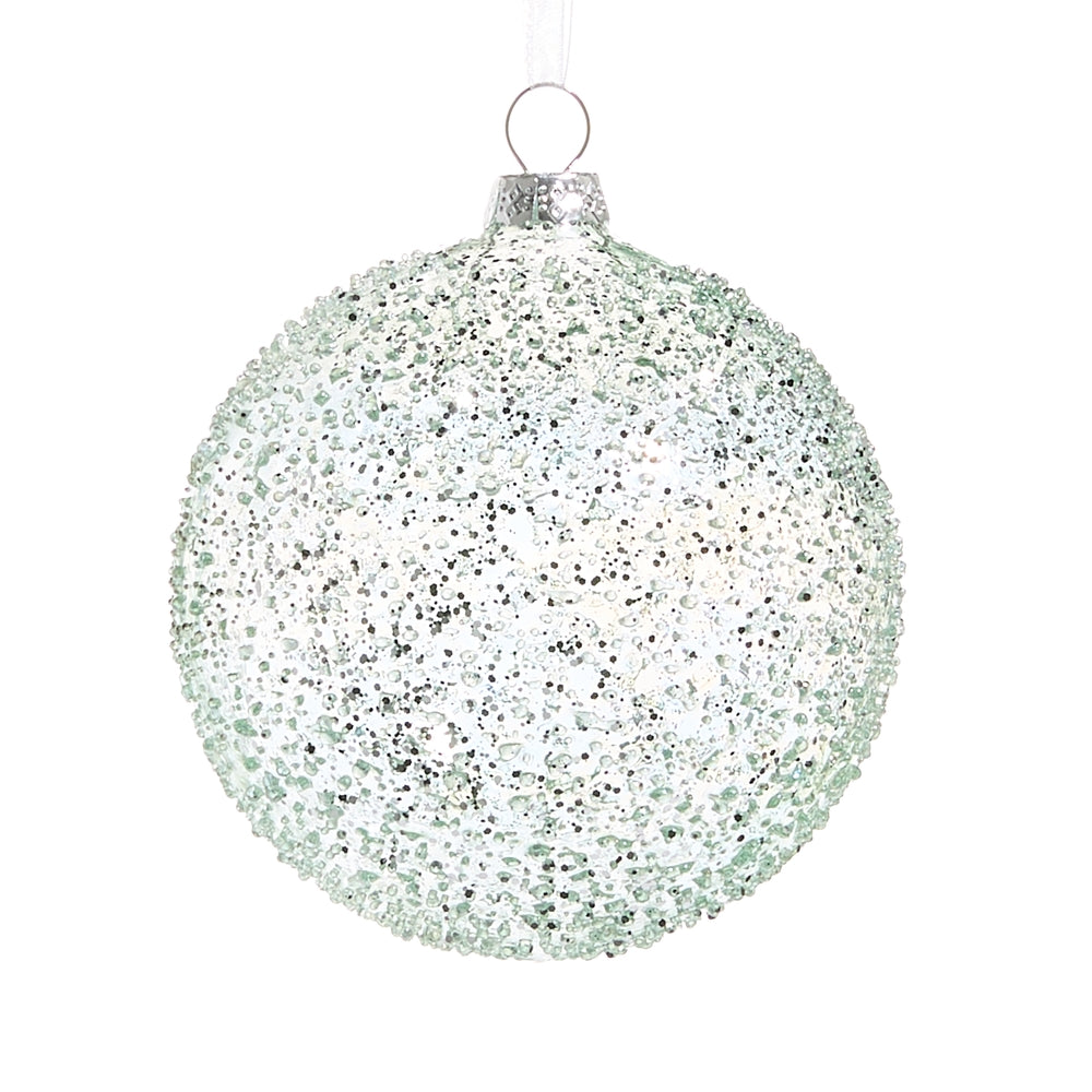 Blue Textured Ball Ornament-Home/Giftware-Kevin's Fine Outdoor Gear & Apparel