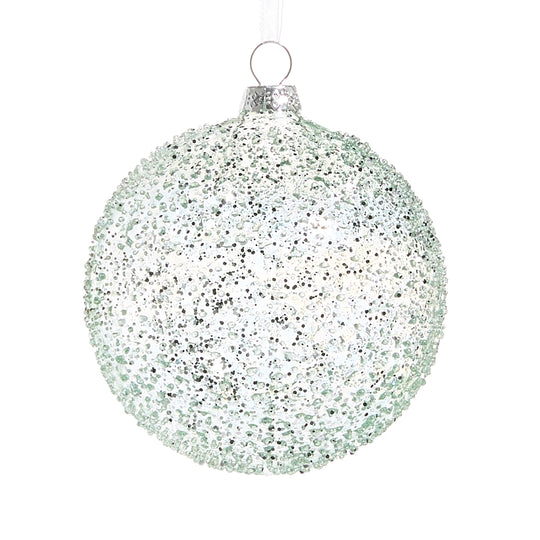 Blue Textured Ball Ornament-Home/Giftware-Kevin's Fine Outdoor Gear & Apparel