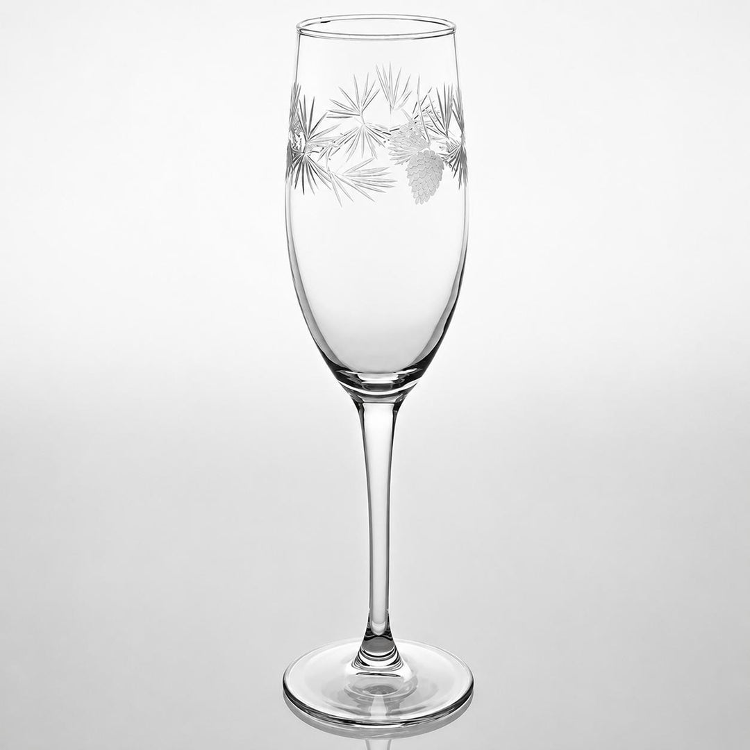 Pinecone Glassware - 8 oz Champagne Glass-Home/Giftware-Kevin's Fine Outdoor Gear & Apparel