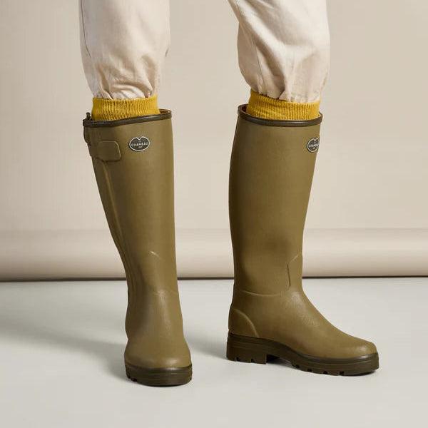 Le Chameau Chasseur Men’s Leather Lined Boots-Men's Footwear-Kevin's Fine Outdoor Gear & Apparel