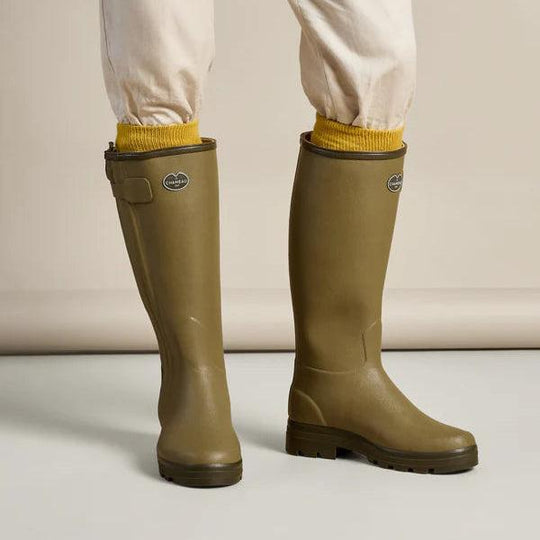 Le Chameau Chasseur Men’s Leather Lined Boots-Men's Footwear-Kevin's Fine Outdoor Gear & Apparel