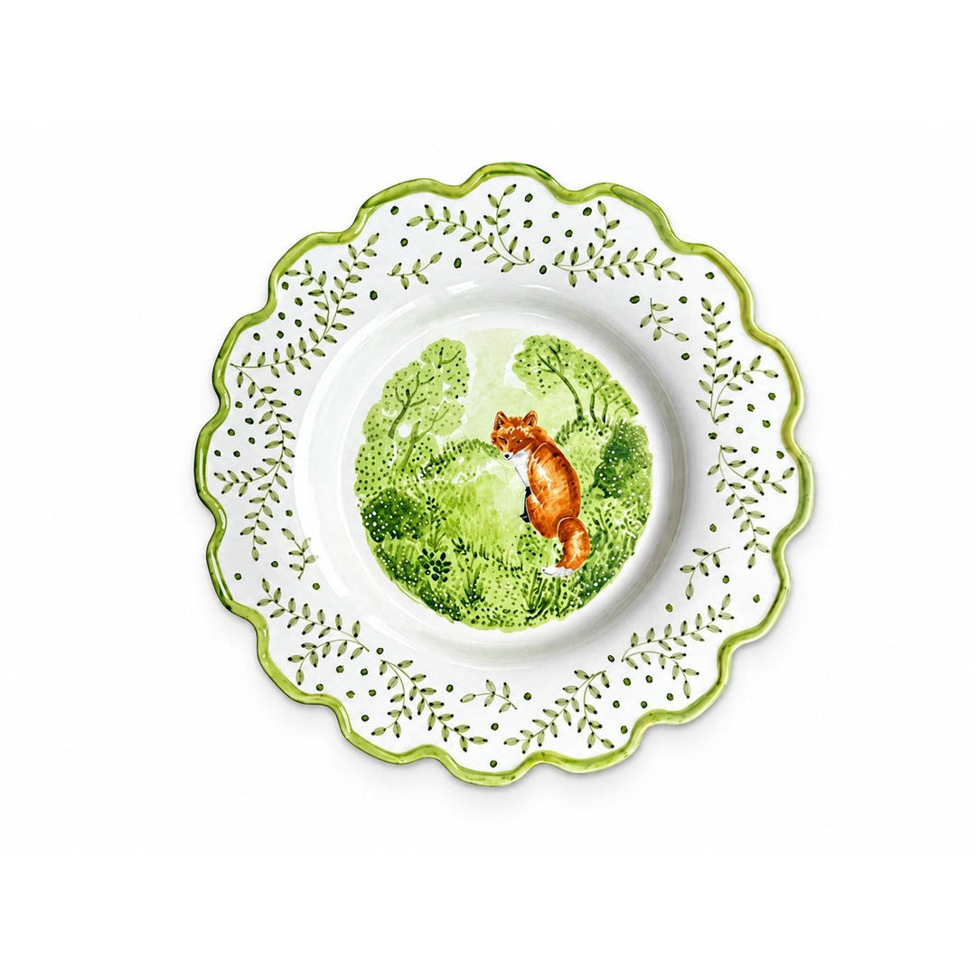 Foxy 10" Scalloped Dinner Plate