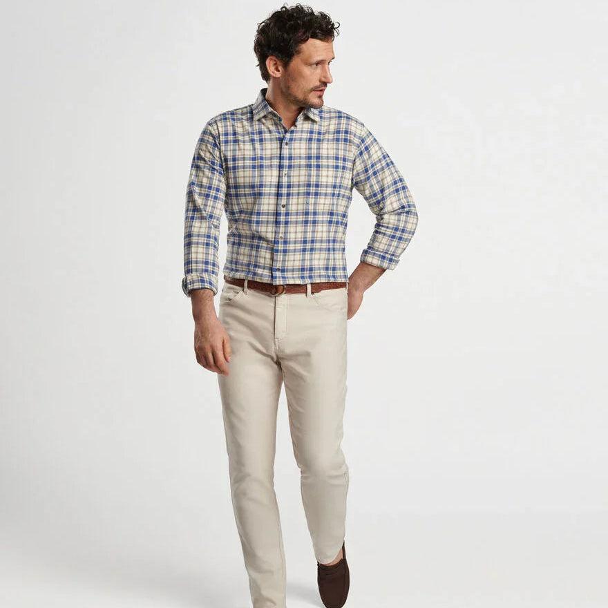 Peter Millar Whistler Cotton Sport Shirt-Men's Clothing-Kevin's Fine Outdoor Gear & Apparel