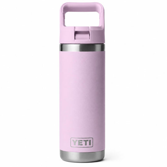 YETI 18 oz Rambler Water Bottle with Color-Matched Straw Cap-Hunting/Outdoors-Cherry Blossom-Kevin's Fine Outdoor Gear & Apparel