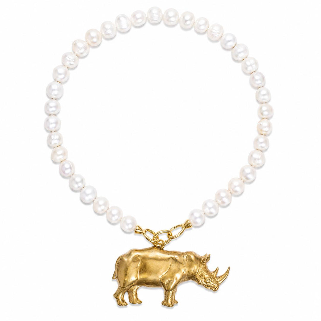Kevin's Freshwater Pearl Pendant Necklace-Jewelry-Rhino/White Pearl-Kevin's Fine Outdoor Gear & Apparel
