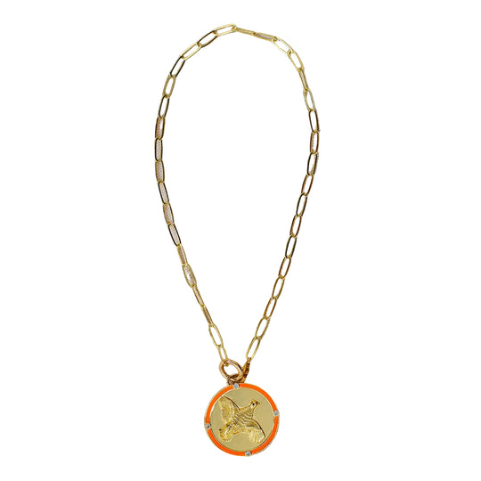 Paperclip Quail Pendant Necklace-Jewelry-Kevin's Fine Outdoor Gear & Apparel