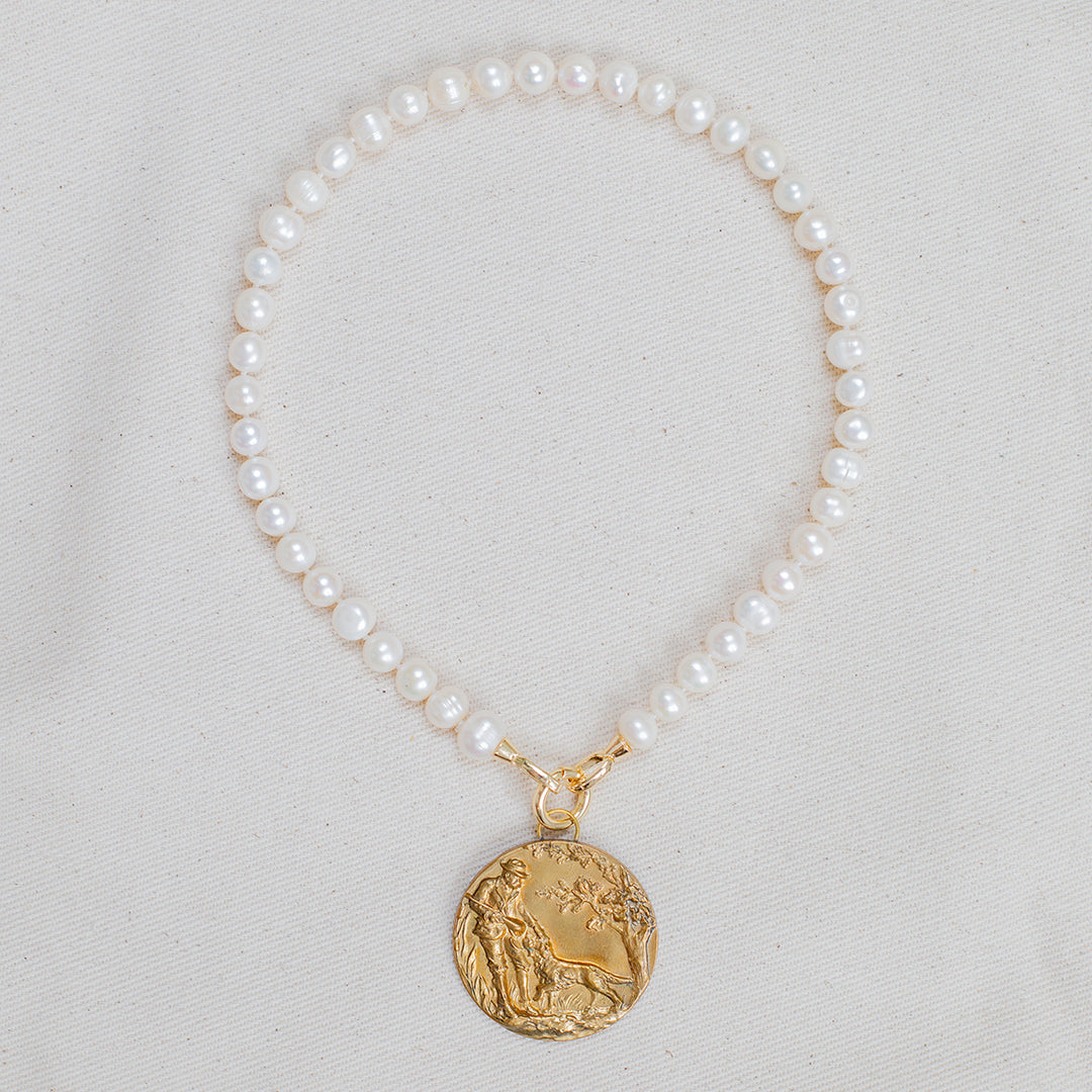 Kevin's Freshwater Pearl Pendant Necklace-Jewelry-Hunter/White Pearl-Kevin's Fine Outdoor Gear & Apparel