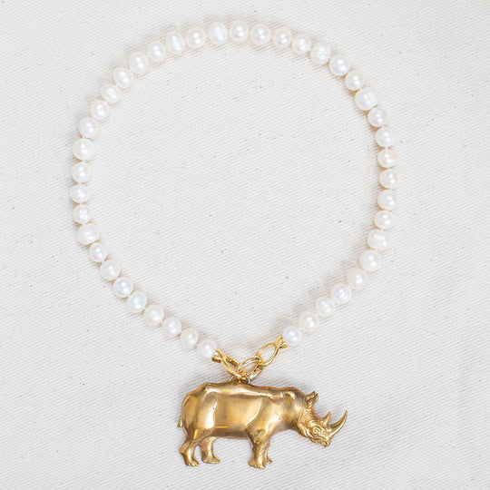 Kevin's Freshwater Pearl Pendant Necklace-Jewelry-Rhino/White Pearl-Kevin's Fine Outdoor Gear & Apparel