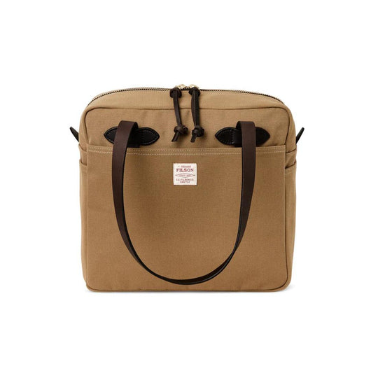 Filson Rugged Twill Zipper Tote Bag-Luggage-Tan-Kevin's Fine Outdoor Gear & Apparel