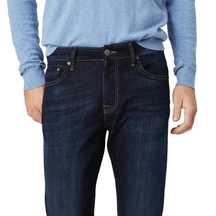 Mavi Men's Trim Cut Zach Jeans Rinse Williamsburg Denim-Men's Clothing-Kevin's Fine Outdoor Gear & Apparel