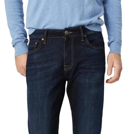 Mavi Men's Trim Cut Zach Jeans Rinse Williamsburg Denim-Men's Clothing-Kevin's Fine Outdoor Gear & Apparel