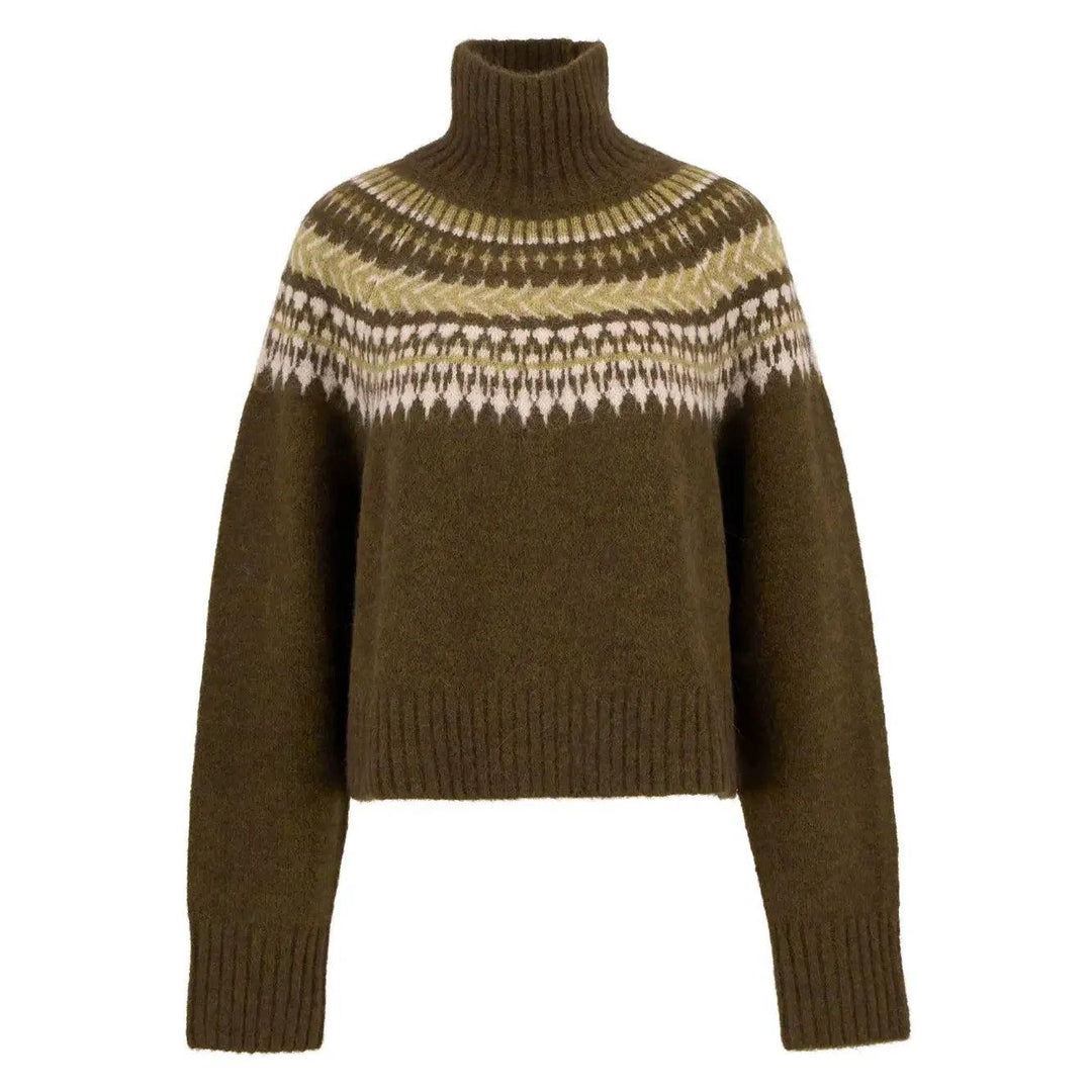 Barbour Lorrie Knitted Jumper-Women's Clothing-Multi-US 2/UK 6-Kevin's Fine Outdoor Gear & Apparel