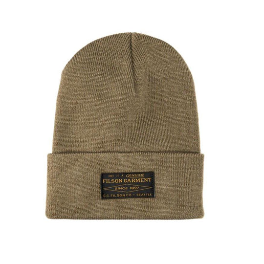 Filson Acrylic Ballard Watch Cap-Men's Accessories-Dark Mushroom-Kevin's Fine Outdoor Gear & Apparel