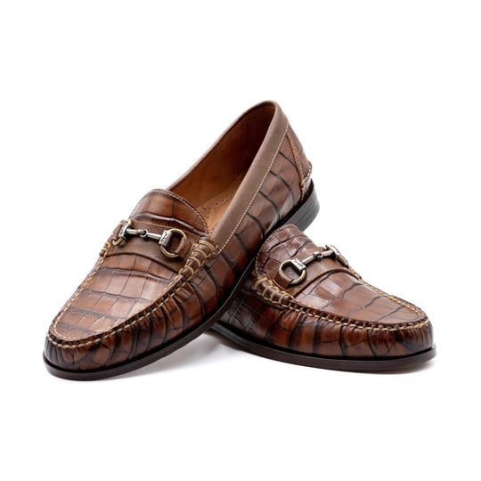 Martin Dingman All-American Alligator Grain Horse Bit Loafer