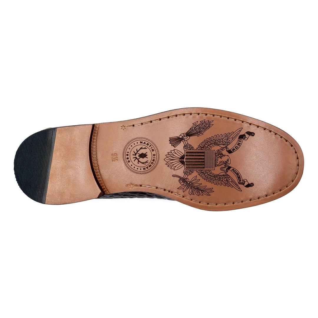 Martin Dingman All-American Alligator Grain Horse Bit Loafer