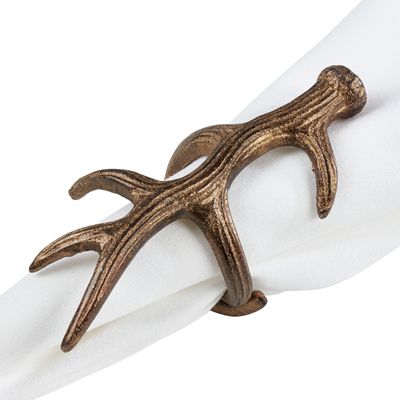 Kevin's Antler Napkin Ring-Bronze-Kevin's Fine Outdoor Gear & Apparel