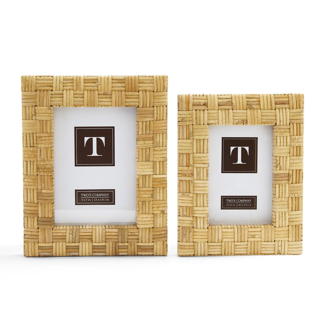 Dream Weavers Natural Rattan Photo Frames-Home/Giftware-Kevin's Fine Outdoor Gear & Apparel