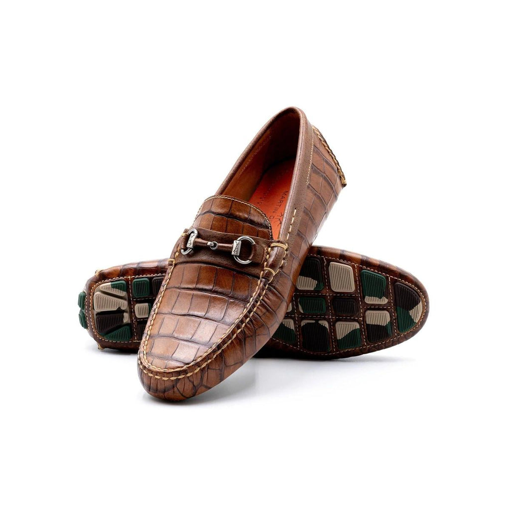 Martin Dingman Monte Carlo Alligator Grain Leather Horse Bit