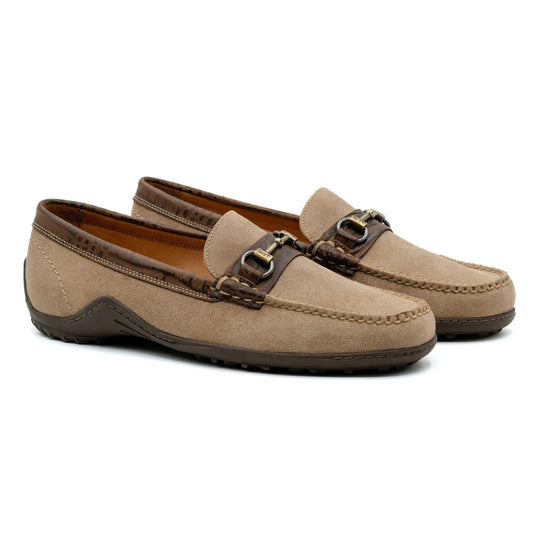 Martin Dingman Bill Suede Horse Bit  Loafer
