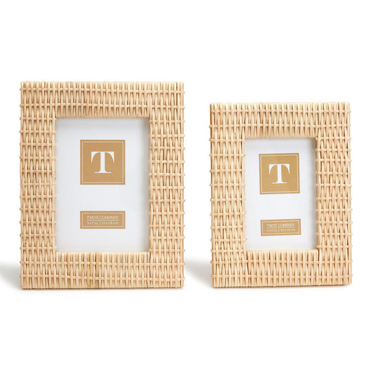 Criss Cross Weave Photo Frames