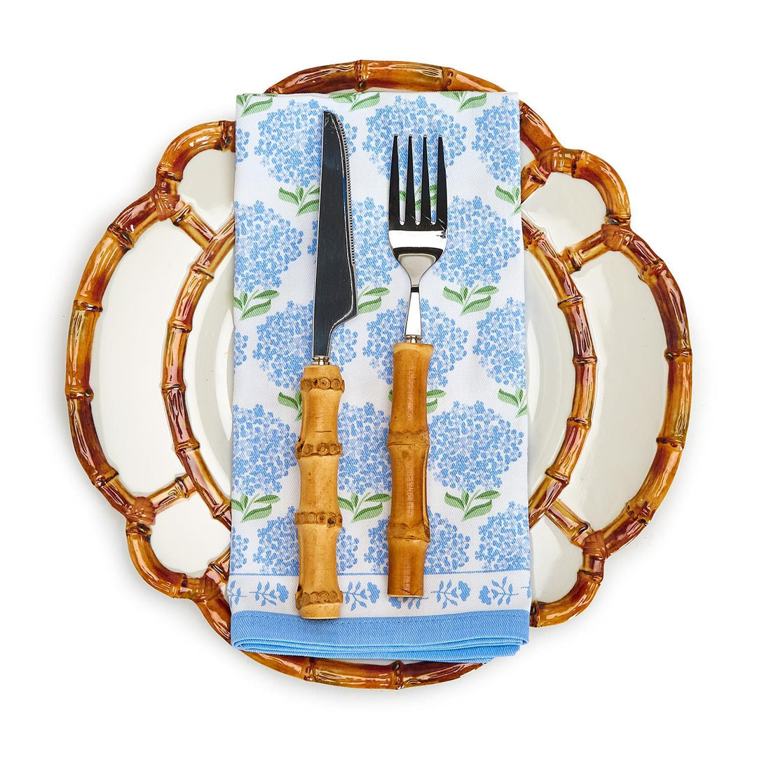 Bamboo Touch Dinner Plates with Bamboo Rim (Set of 4)-Home/Giftware-Kevin's Fine Outdoor Gear & Apparel