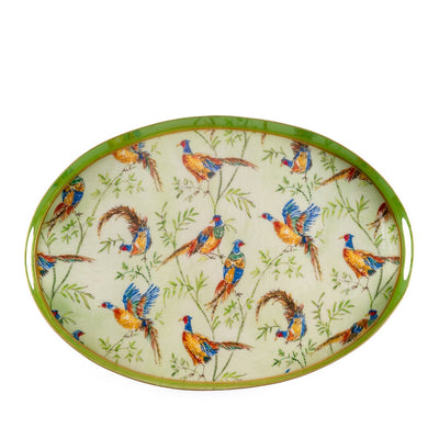 Taking Flight Enameled Oval Oliva Tray 14 x 20-Home/Giftware-Kevin's Fine Outdoor Gear & Apparel