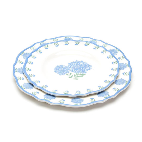 Hydrangea Set of 4 Dinner Melamine Plate-Home/Giftware-Kevin's Fine Outdoor Gear & Apparel