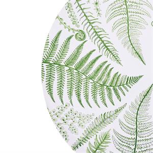 Fern Round Paper Placemat Set of 12-Home/Giftware-Kevin's Fine Outdoor Gear & Apparel