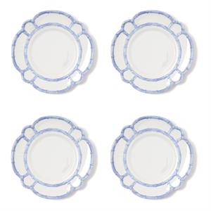 Bamboo Touch Dinner Plates with Bamboo Rim (Set of 4)-Home/Giftware-Kevin's Fine Outdoor Gear & Apparel