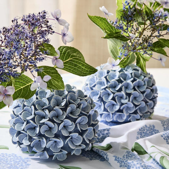 Hydrangea Flower Bud Vase/Taper Candle Holder