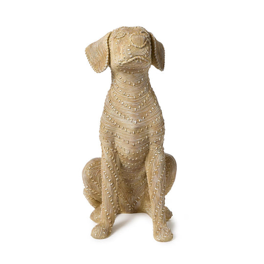 Good Dog Basket Weave Pattern Sitting Dog-Home/Giftware-Kevin's Fine Outdoor Gear & Apparel